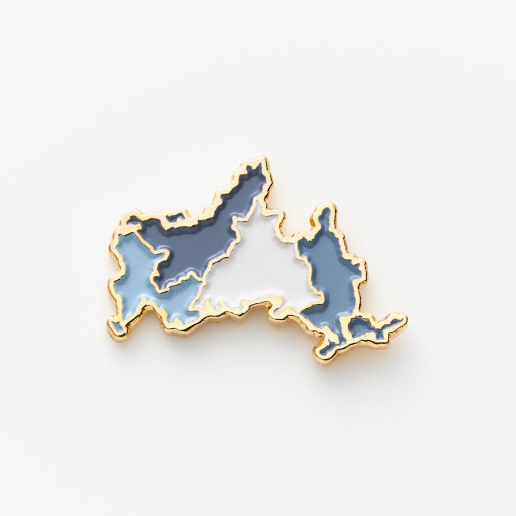 街まち 47palette カラーピンズ/35山口県｜地図グッズ｜Map Design