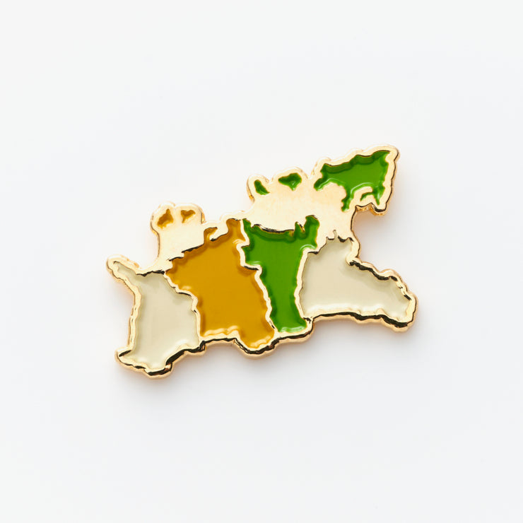 街まち 47palette カラーピンズ/37香川県｜地図グッズ｜Map Design