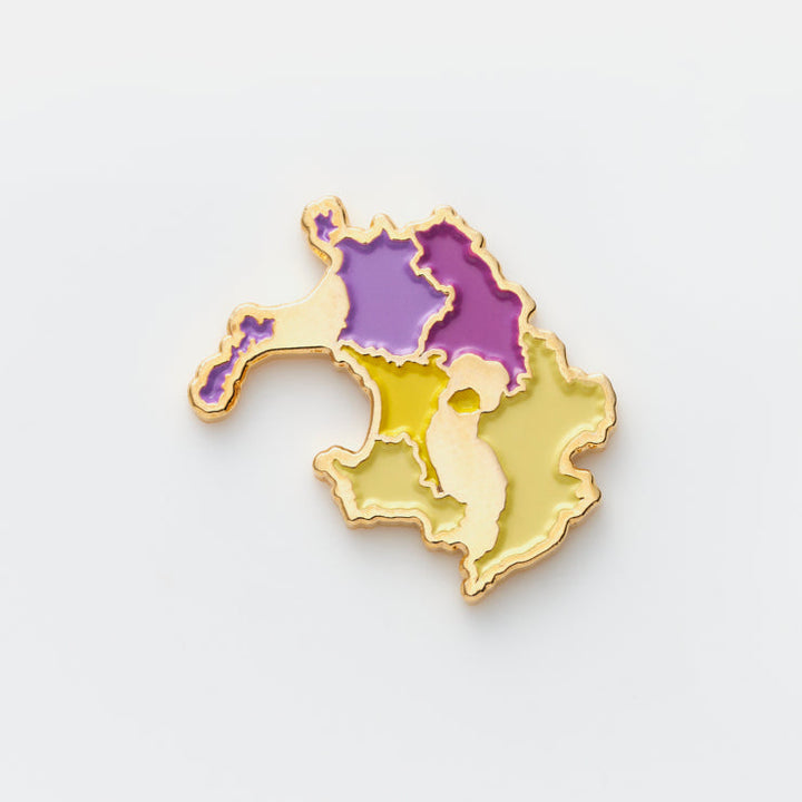 街まち 47palette カラーピンズ/46鹿児島県