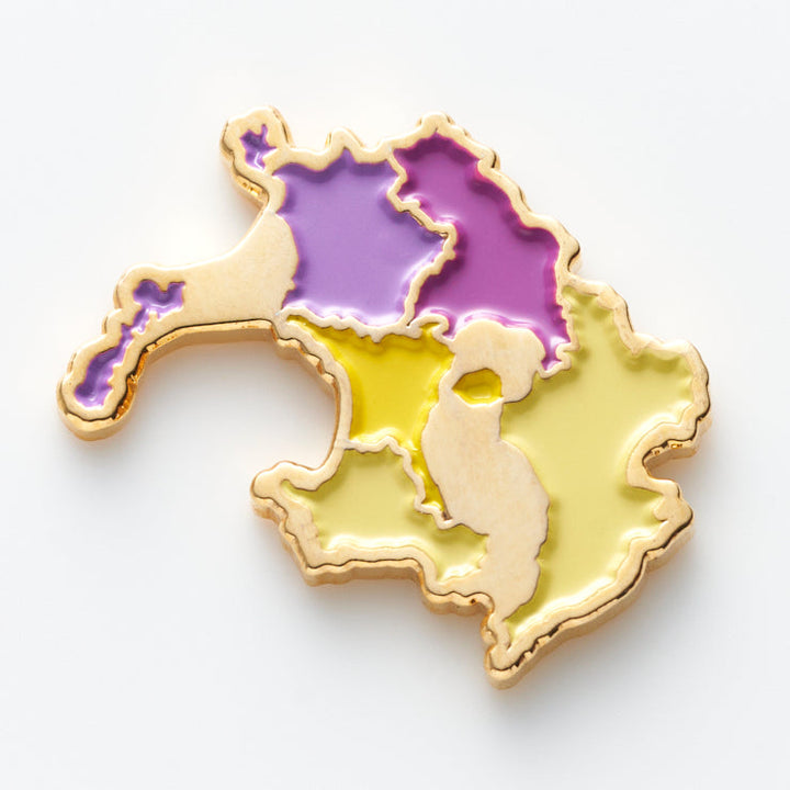 街まち 47palette カラーピンズ/46鹿児島県