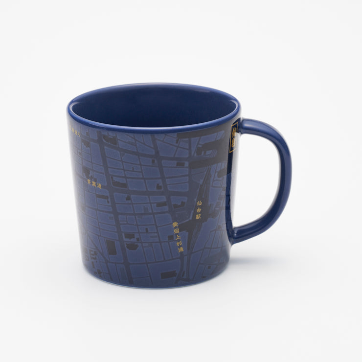 和まっぷ】マグカップ/仙台｜地図グッズ｜Map Design GALLERY