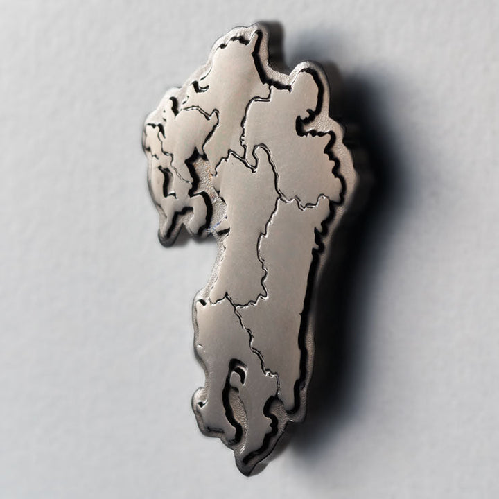 日本列島ピンバッジ/九州 ブラック