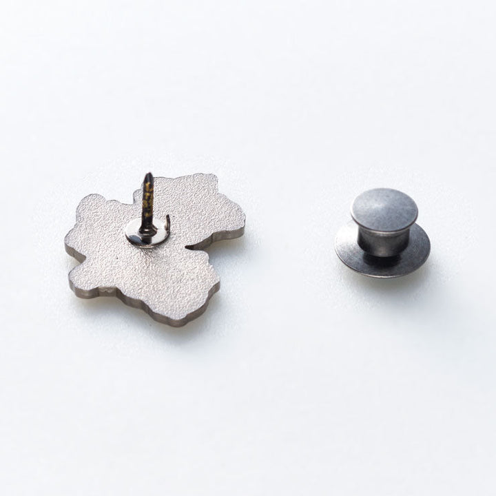 日本列島ピンバッジ/近畿 アンティークシルバー