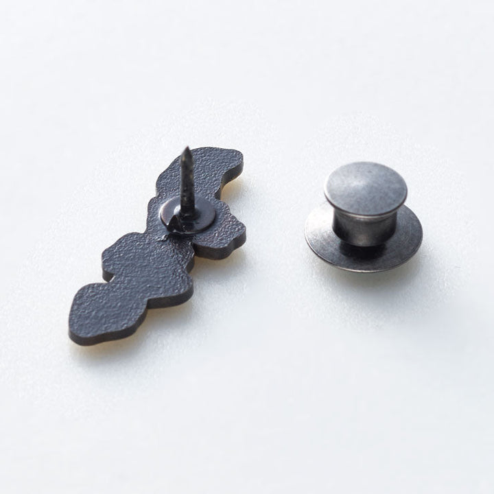 日本列島ピンバッジ/沖縄 アンティークゴールド