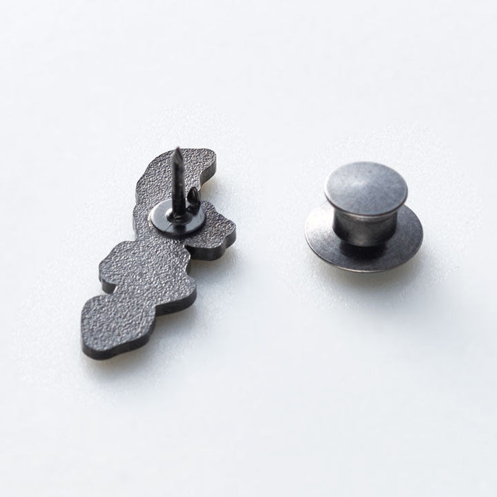 日本列島ピンバッジ/沖縄 ブラック