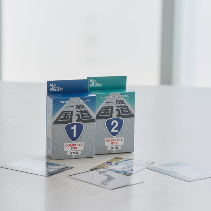 【初回限定版】Map Design GALLERY CARD/一般国道①・② コンプリートBOX