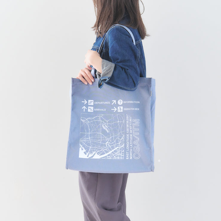 【予約商品】キャンバストートバッグ（ファスナー付）/伊丹空港