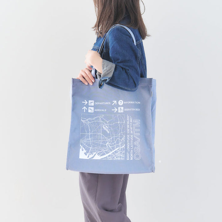 【予約商品】キャンバストートバッグ（ファスナー付）/伊丹空港