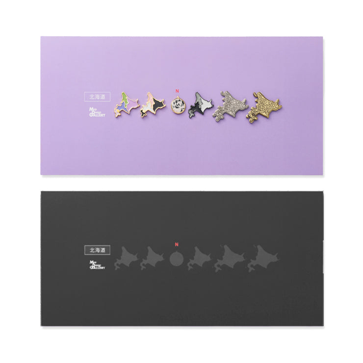 【受注生産】ピンバッジ都道府県セット/01北海道