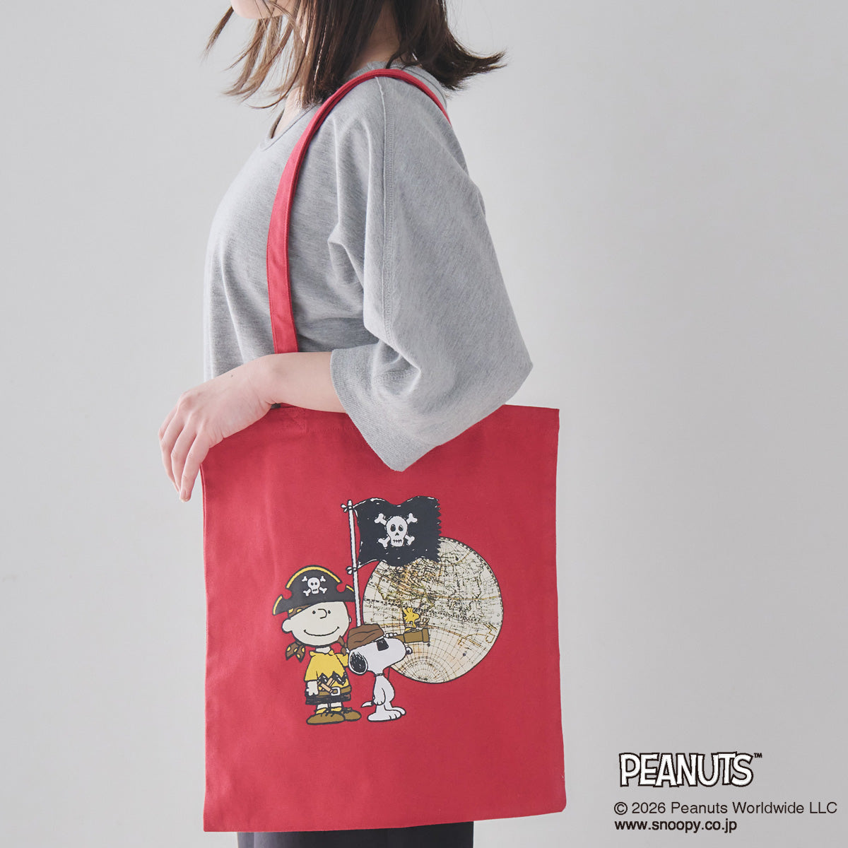 トートバッグ/PEANUTS｜地図グッズ｜Map Design GALLERYオンライン