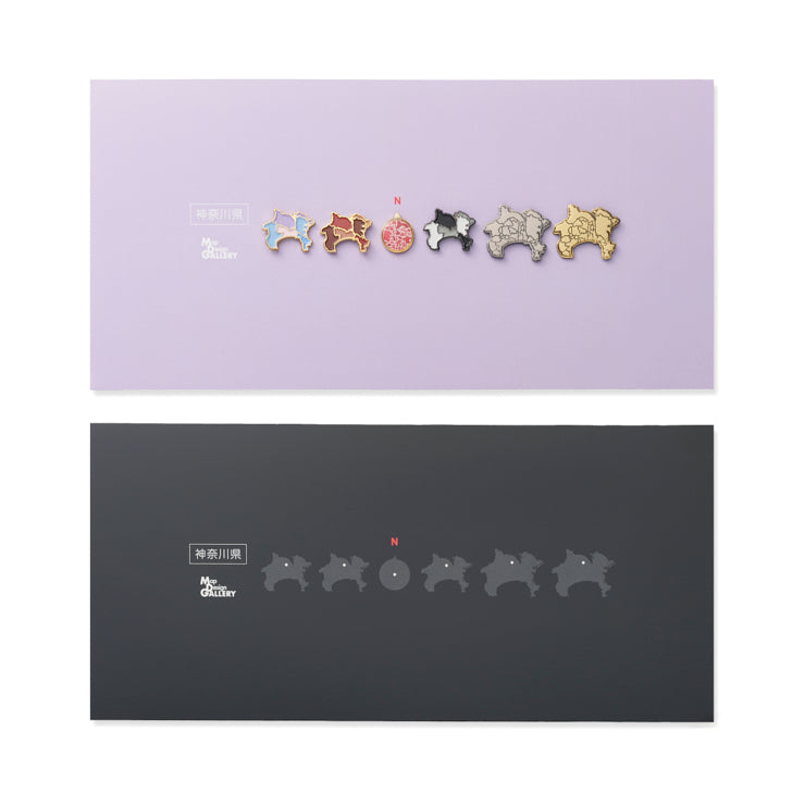 【受注生産】ピンバッジ都道府県セット/14神奈川県