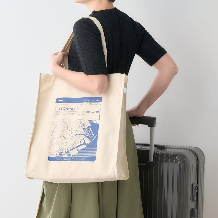 キャンバストートバッグ/伊丹空港｜地図グッズ｜Map Design
