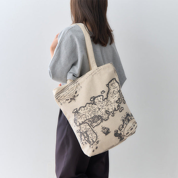 トートバッグ/オルテリウス ティシェイラ「日本図」