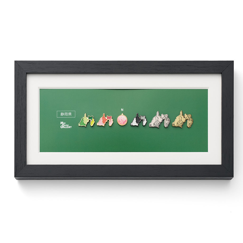 受注生産】ピンバッジ都道府県セット/22静岡県｜地図グッズ｜Map