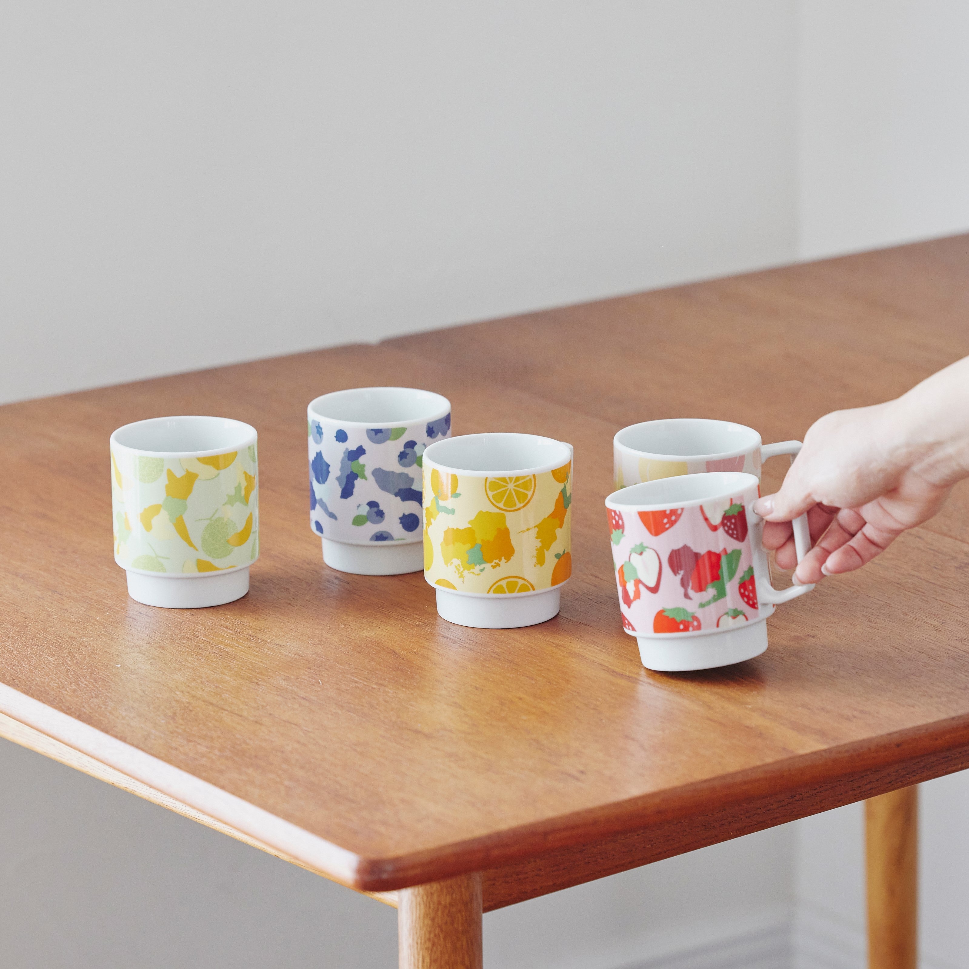 美濃焼マグカップ/フルーツ オレンジ｜地図グッズ｜Map Design GALLERY