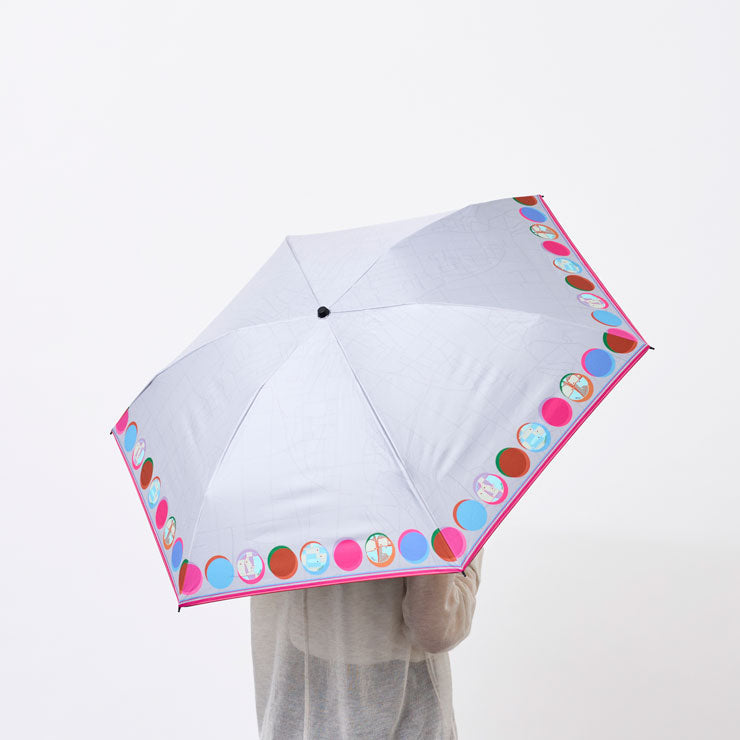 夏のお楽しみセット/晴雨兼用折りたたみ傘と地図柄グッズ計7点セット
