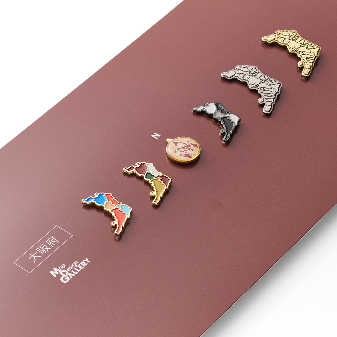 【受注生産】ピンバッジ都道府県セット/27大阪府