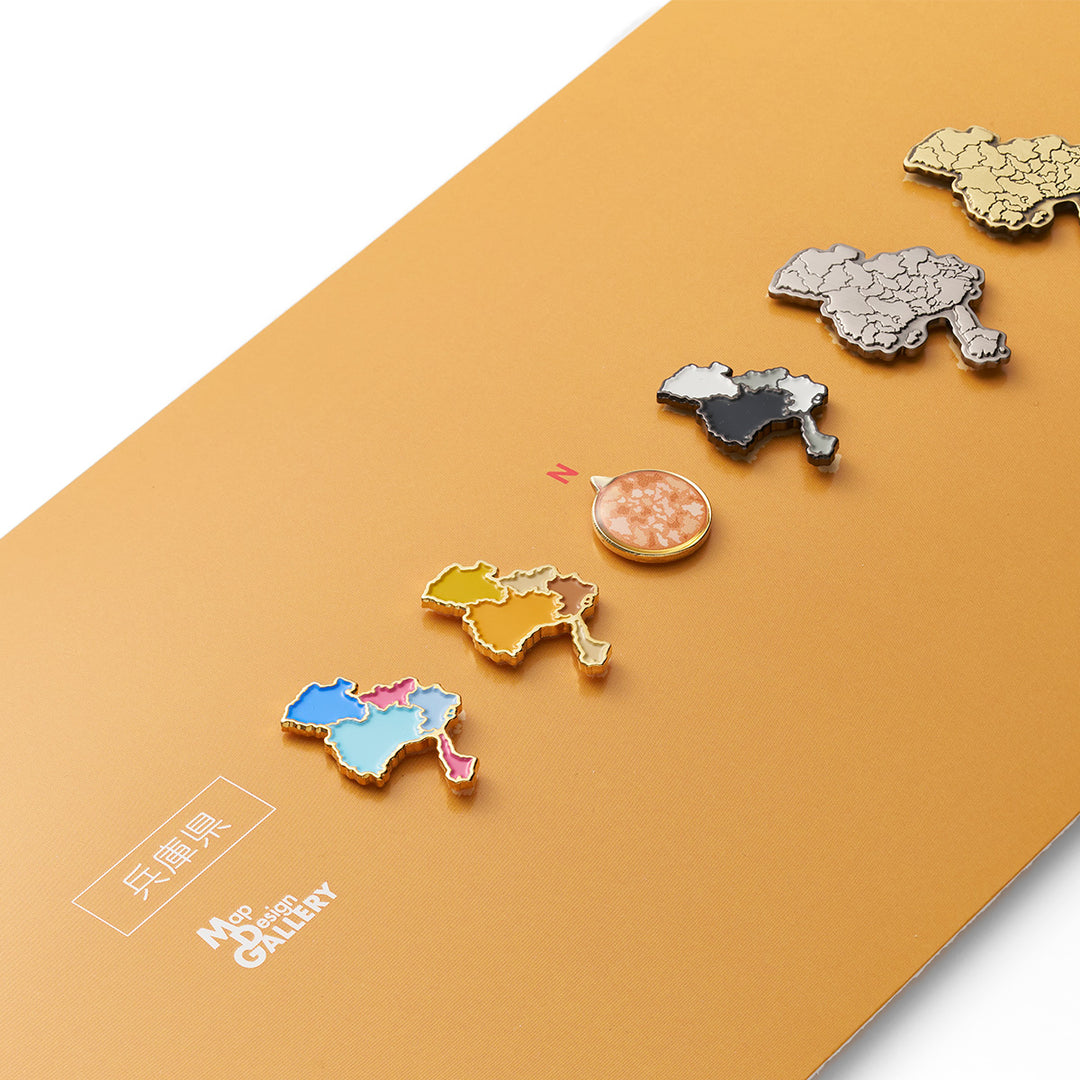 【受注生産】ピンバッジ都道府県セット/28兵庫県