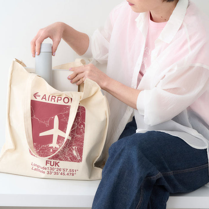 キャンバストートバッグ/新千歳空港