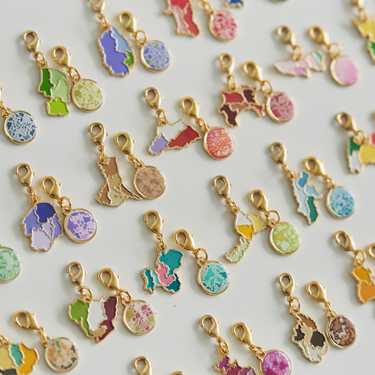 47palette メタルチャーム(2種)/13東京都