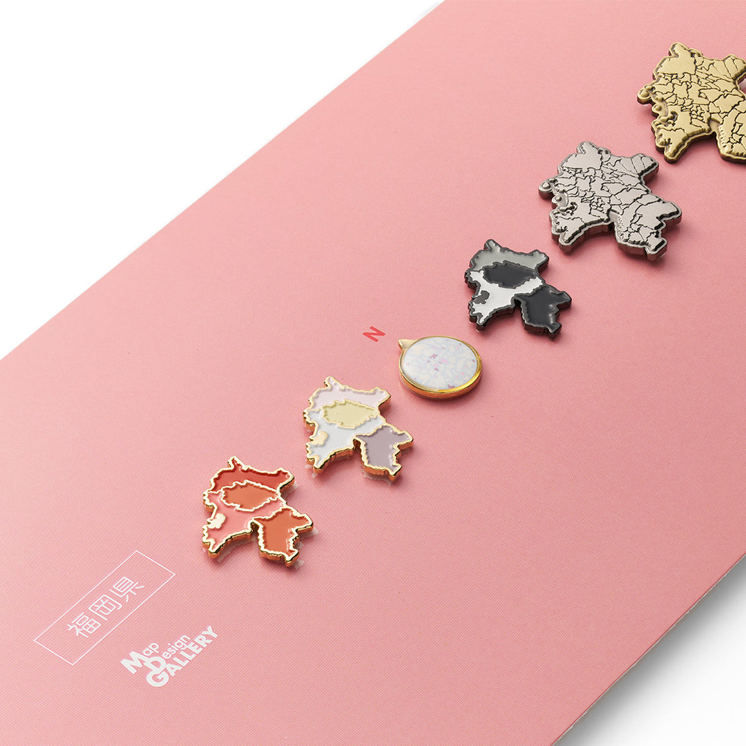 【受注生産】ピンバッジ都道府県セット/40福岡県