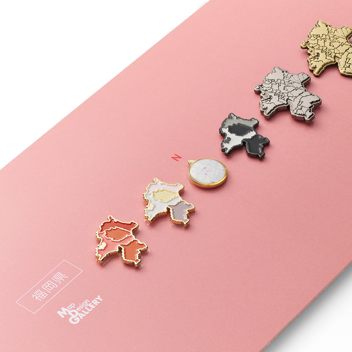 【受注生産】ピンバッジ都道府県セット/40福岡県