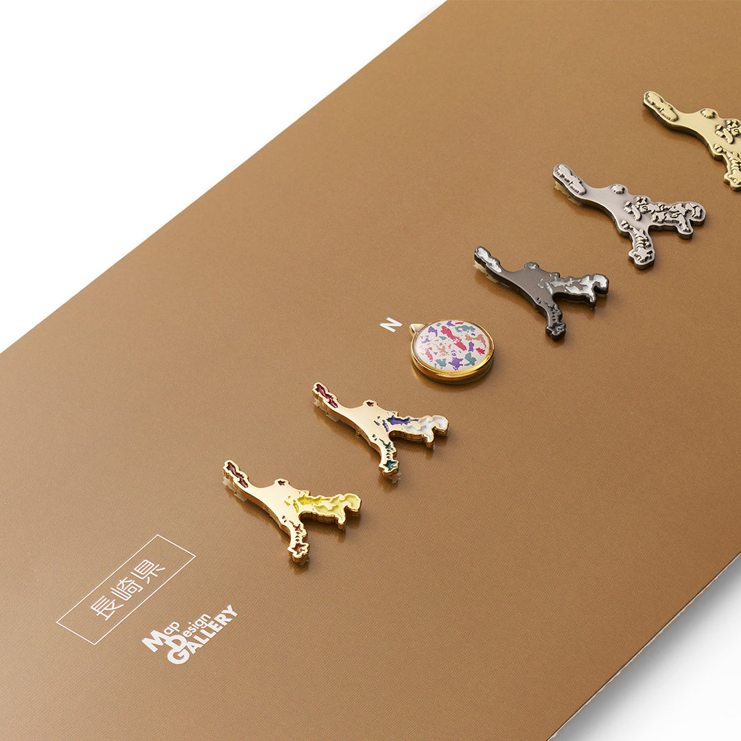 【受注生産】ピンバッジ都道府県セット/42長崎県