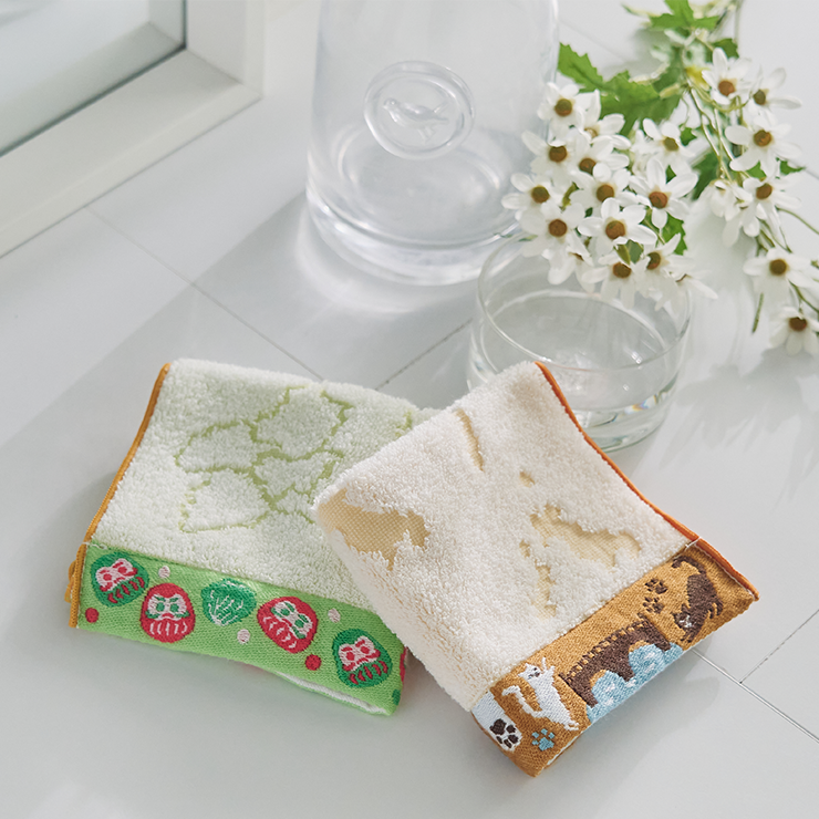 ジャカード織タオルハンカチ/兵庫県