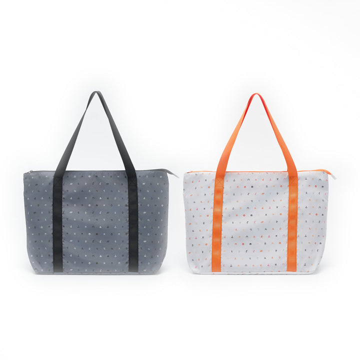 地図記号 キャリーオントートバッグ/ライトグレー