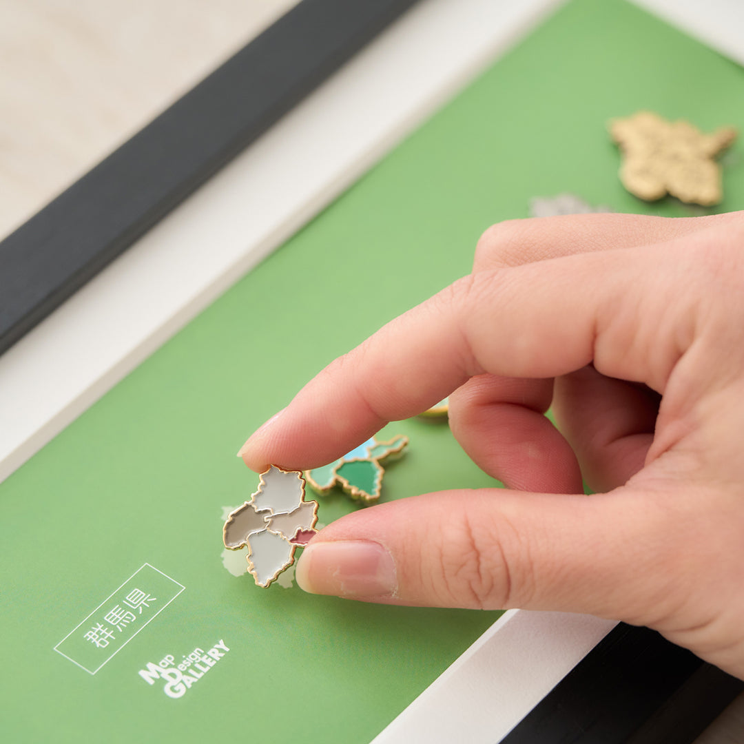 【受注生産】ピンバッジ都道府県セット/08茨城県