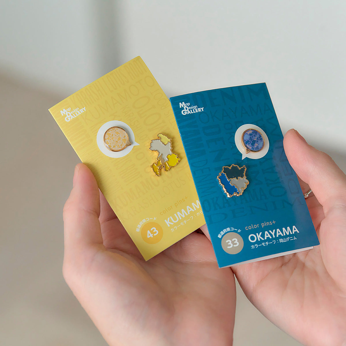 47palette カラーピンズプラス(2種)/15新潟県｜地図グッズ｜Map Design