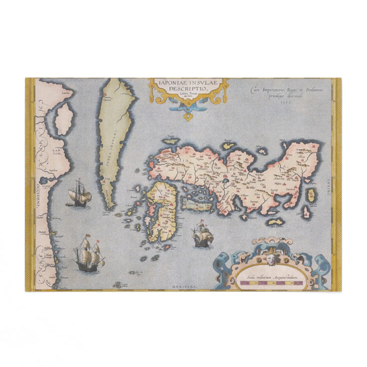 ポストカード/日本地図の変遷（オルテリウス/ティシェイラ「日本図」）