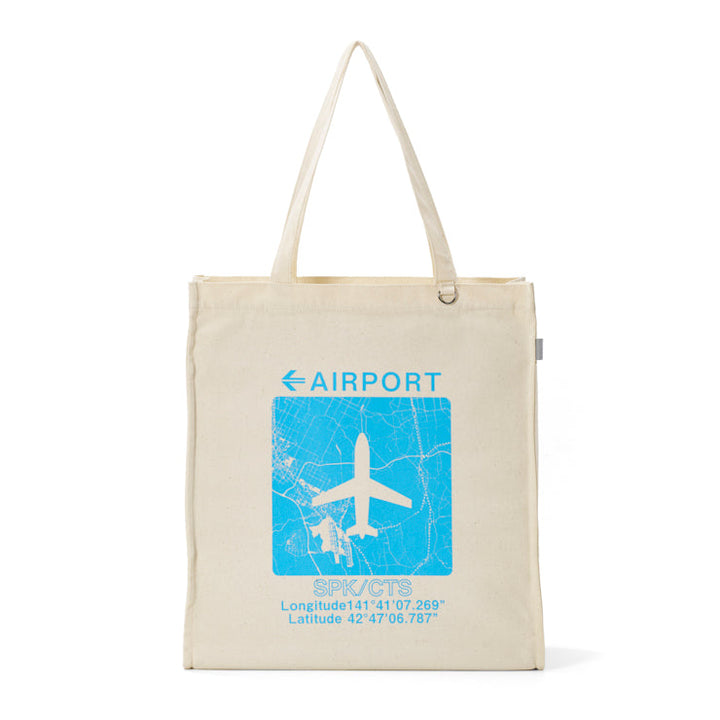 【予約商品】キャンバストートバッグ（ファスナー付）/新千歳空港