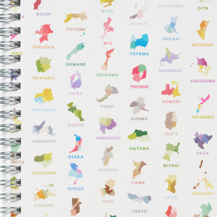 B6リングノート/47palette 全国カラー