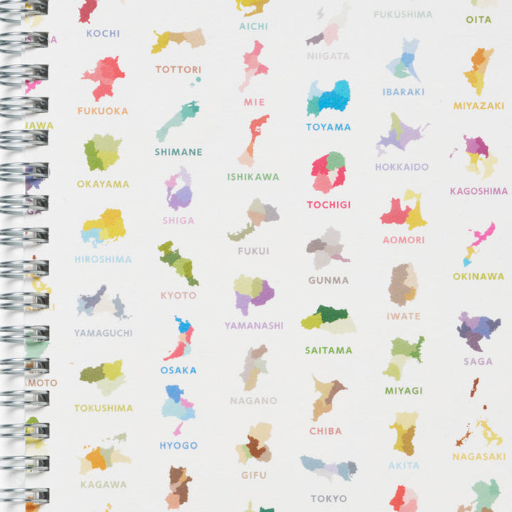 B6リングノート/47palette 全国カラー