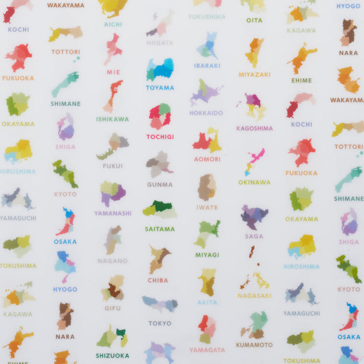 A4クリアファイル/47palette 全国カラー