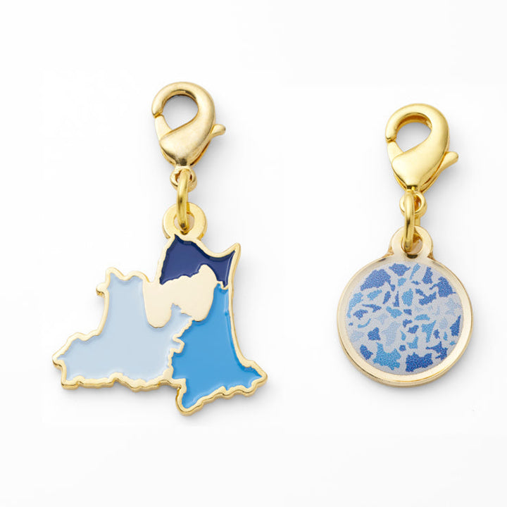 47palette メタルチャーム(2種)/02青森県