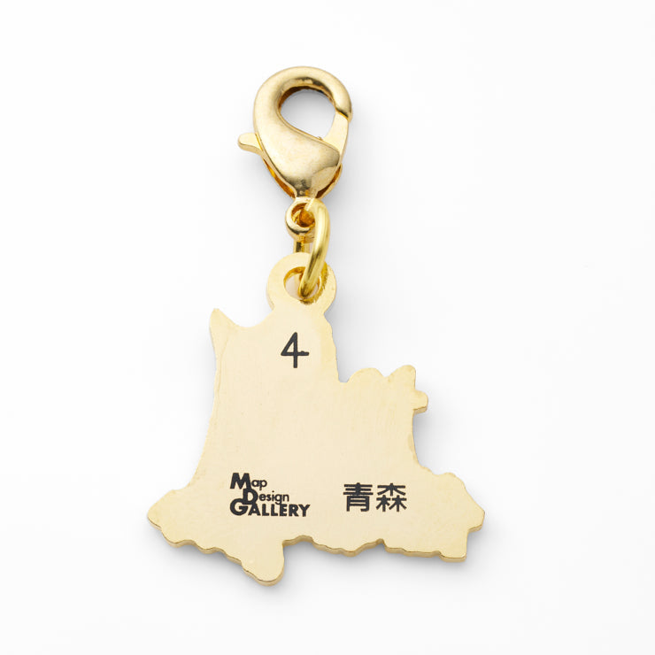 47palette メタルチャーム(2種)/02青森県