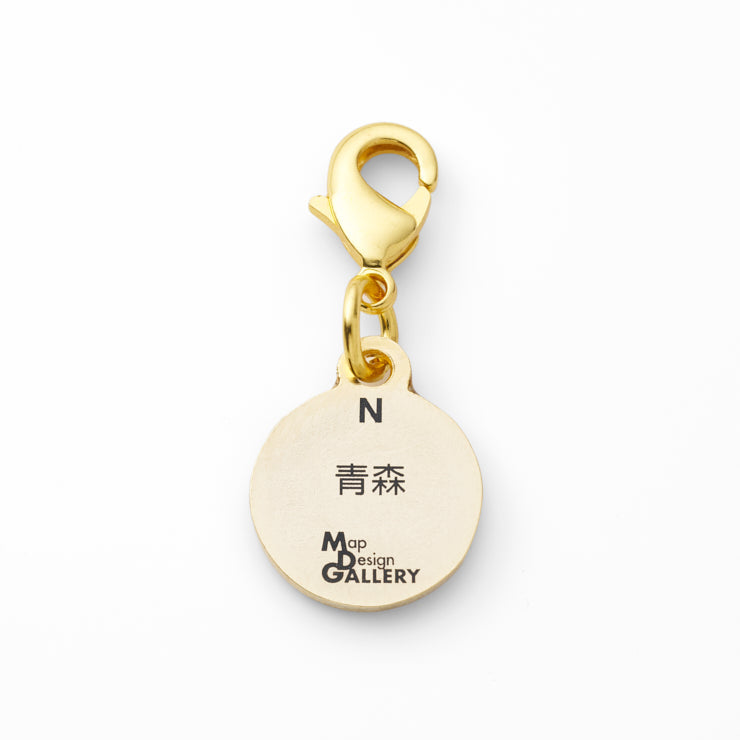 47palette メタルチャーム(2種)/02青森県