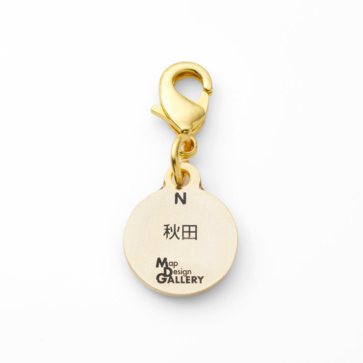 47palette メタルチャーム(2種)/05秋田県