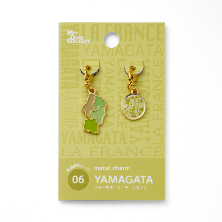 47palette メタルチャーム(2種)/06山形県