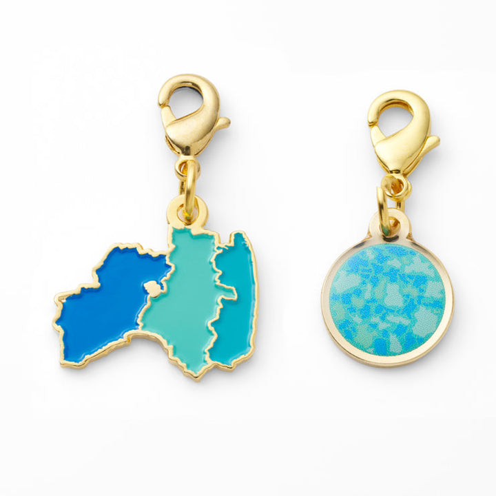 47palette メタルチャーム(2種)/07福島県