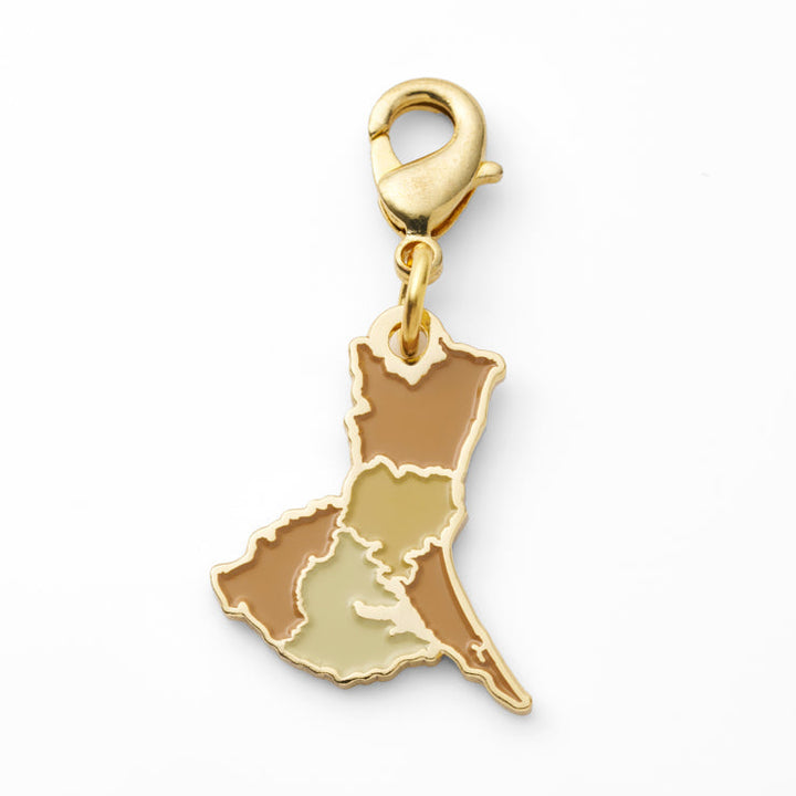 47palette メタルチャーム(2種)/08茨城県