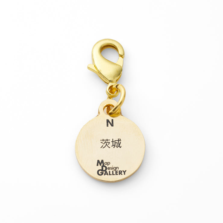 47palette メタルチャーム(2種)/08茨城県