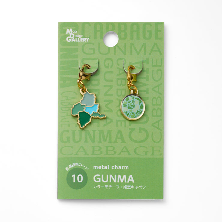47palette メタルチャーム(2種)/10群馬県