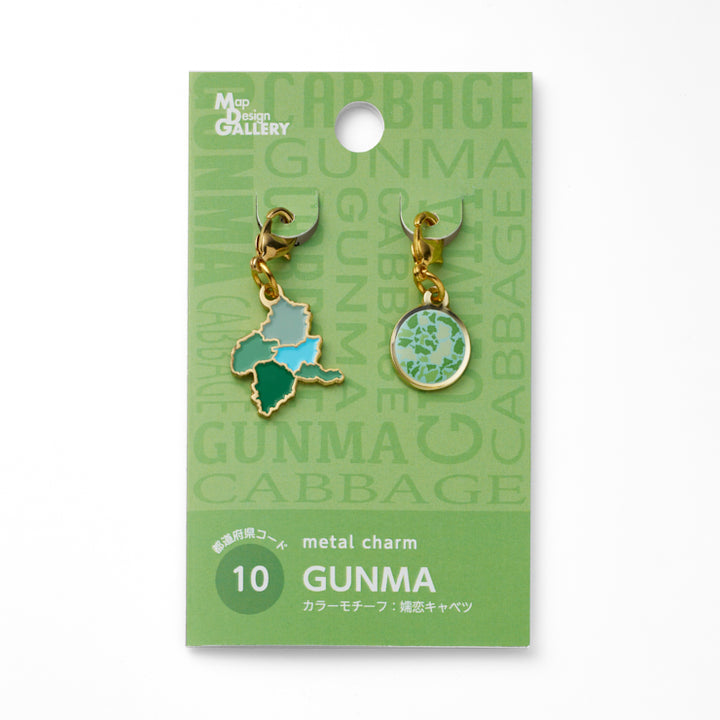 47palette メタルチャーム(2種)/10群馬県