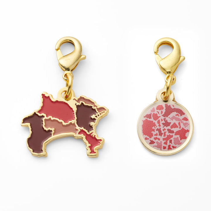 47palette メタルチャーム(2種)/14神奈川県