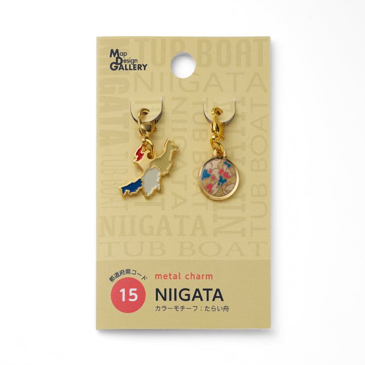 47palette メタルチャーム(2種)/15新潟県