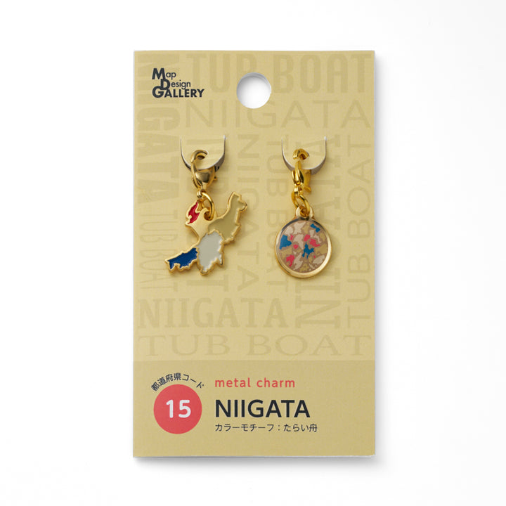 47palette メタルチャーム(2種)/15新潟県