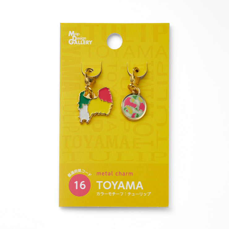 47palette メタルチャーム(2種)/16富山県